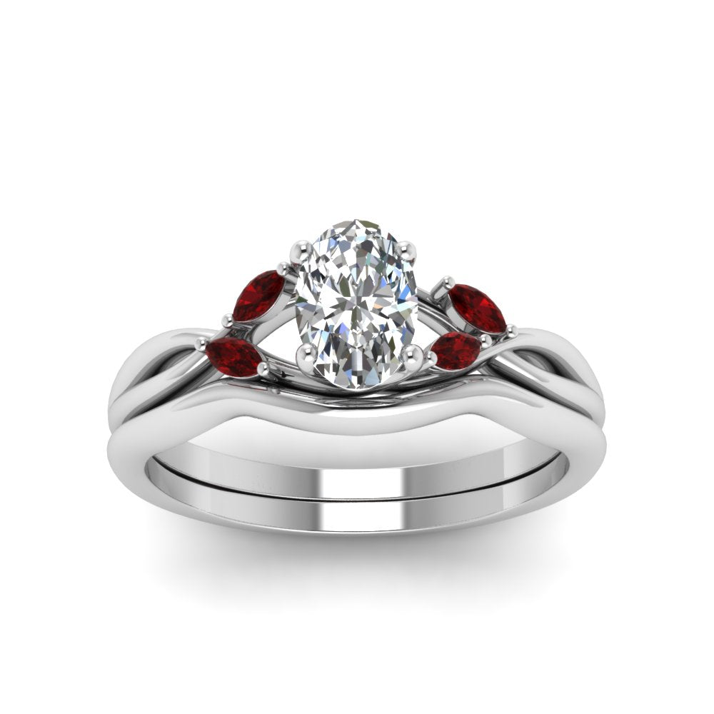 oval-shaped-twisted-diamond-ring-with-matching-curved-band-with-ruby-in-14K-white-gold-FD8300OVGRUDR-NL-WG.jpg