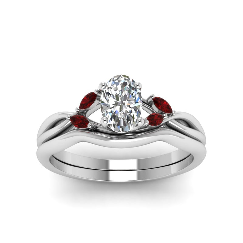 oval-shaped-twisted-diamond-ring-with-matching-curved-band-with-ruby-in-14K-white-gold-FD8300OVGRUDR-NL-WG.jpg