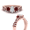 Load image into Gallery viewer, oval-shaped-twisted-floral-prong-ruby-wedding-set-in-rose-gold-FD10257OVGRUDR-ANGLE3-NL-RG_fa074b7b-6fc2-4a4f-8b8f-24ceb94ba8eb?v=1756360148