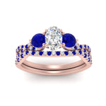 Load image into Gallery viewer, oval-shaped-twisted-floral-prong-sapphire-wedding-set-in-rose-gold-FD10257OVGSABL-ANGLE5-NL-RG?v=1756360022
