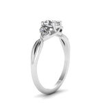 Load image into Gallery viewer, oval-shaped-twisted-petal-diamond-engagement-ring-in-14K-white-gold-FD8300OVR-NL-WG.jpg
