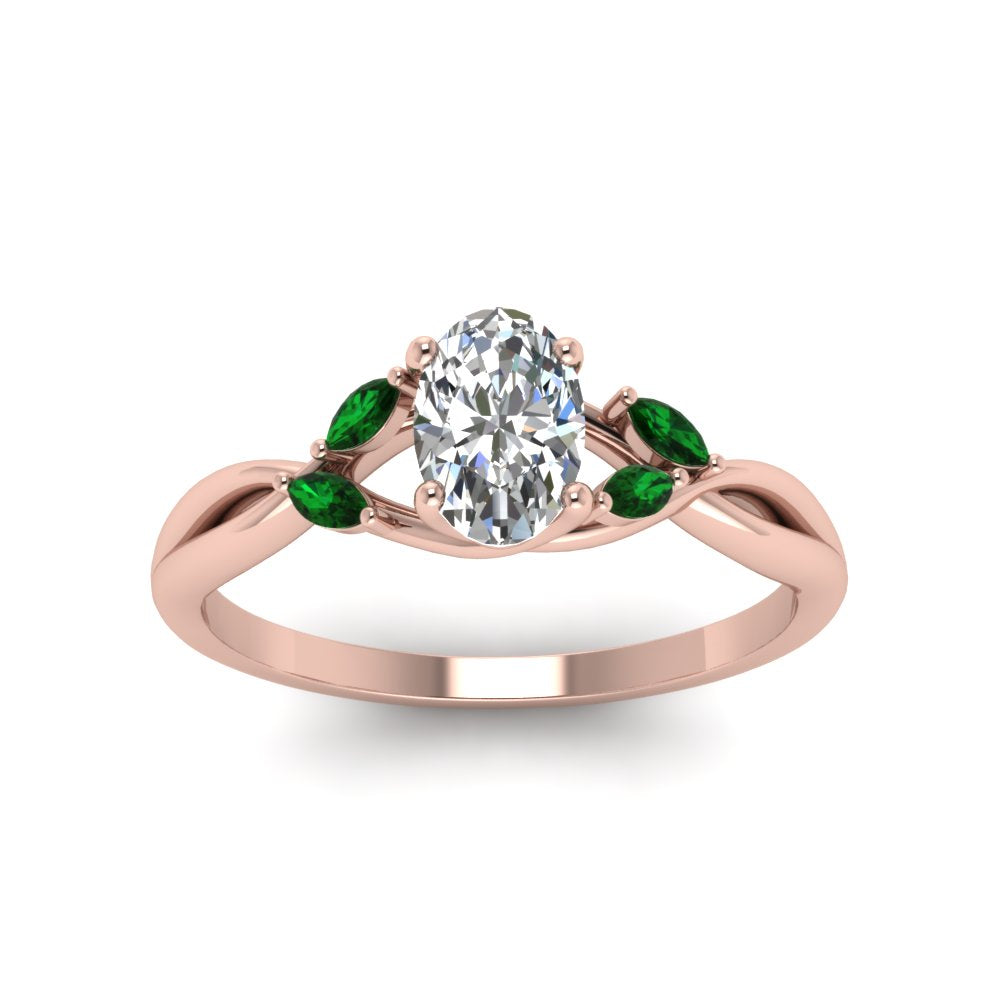 oval-shaped-twisted-petal-diamond-engagement-ring-with-emerald-in-14K-rose-gold-FD8300OVRGEMGR-NL-RG.jpg