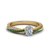 Load image into Gallery viewer, oval-shaped-twisted-vine-diamond-engagement-ring-for-women-with-emerald-in-14K-yellow-gold-FD8233OVRGEMGR-NL-YG.jpg
