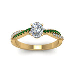 Load image into Gallery viewer, oval-shaped-twisted-vine-diamond-engagement-ring-for-women-with-emerald-in-14K-yellow-gold-FD8233OVRGEMGR-NL-YG.jpg
