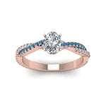 Load image into Gallery viewer, oval-shaped-twisted-vine-diamond-engagement-ring-for-women-with-ice-blue-topaz-in-14K-rose-gold-FD8233OVRGICBLTO-NL-RG.jpg
