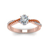 Load image into Gallery viewer, oval-shaped-twisted-vine-diamond-engagement-ring-for-women-with-orange-sapphire-in-14K-rose-gold-FD8233OVRGSAOR-NL-RG.jpg