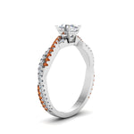 Load image into Gallery viewer, oval-shaped-twisted-vine-diamond-engagement-ring-for-women-with-orange-sapphire-in-14K-white-gold-FD8233OVRGSAOR-NL-WG.jpg
