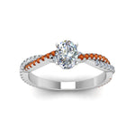 Load image into Gallery viewer, oval-shaped-twisted-vine-diamond-engagement-ring-for-women-with-orange-sapphire-in-14K-white-gold-FD8233OVRGSAOR-NL-WG.jpg
