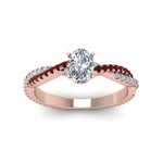 Load image into Gallery viewer, oval-shaped-twisted-vine-diamond-engagement-ring-for-women-with-ruby-in-14K-rose-gold-FD8233OVRGRUDR-NL-RG.jpg

