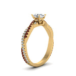Load image into Gallery viewer, oval-shaped-twisted-vine-diamond-engagement-ring-for-women-with-ruby-in-14K-yellow-gold-FD8233OVRGRUDR-NL-YG.jpg

