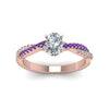 Load image into Gallery viewer, oval-shaped-twisted-vine-diamond-engagement-ring-for-women-with-violac-topaz-in-14K-rose-gold-FD8233OVRGVITO-NL-RG.jpg