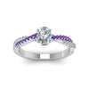Load image into Gallery viewer, oval-shaped-twisted-vine-diamond-engagement-ring-for-women-with-violac-topaz-in-14K-white-gold-FD8233OVRGVITO-NL-WG.jpg
