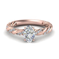 Thumbnail 29 - oval-shaped-twisted-vine-engagement-ring-in-rose-gold-FD9127OVR-NL-RG