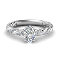 Thumbnail 2 - oval-shaped-twisted-vine-engagement-ring-in-white-gold-FD9127OVR-NL-WG
