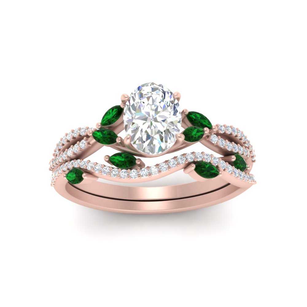 oval-shaped-twisted-vine-luxury-emerald-bridal-ring-set-in-rose-gold-FDENR3211OVGEMGRANGLE3-NL-RG