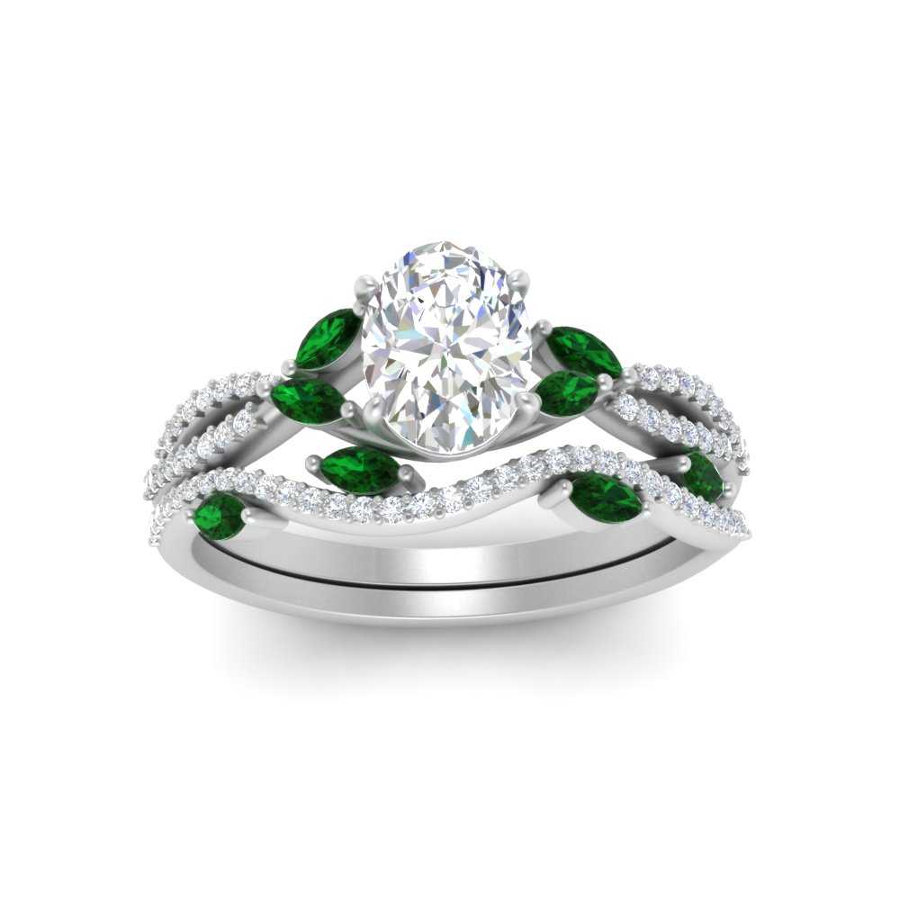 oval-shaped-twisted-vine-luxury-emerald-bridal-ring-set-in-white-gold-FDENR3211OVGEMGRANGLE3-NL-WG