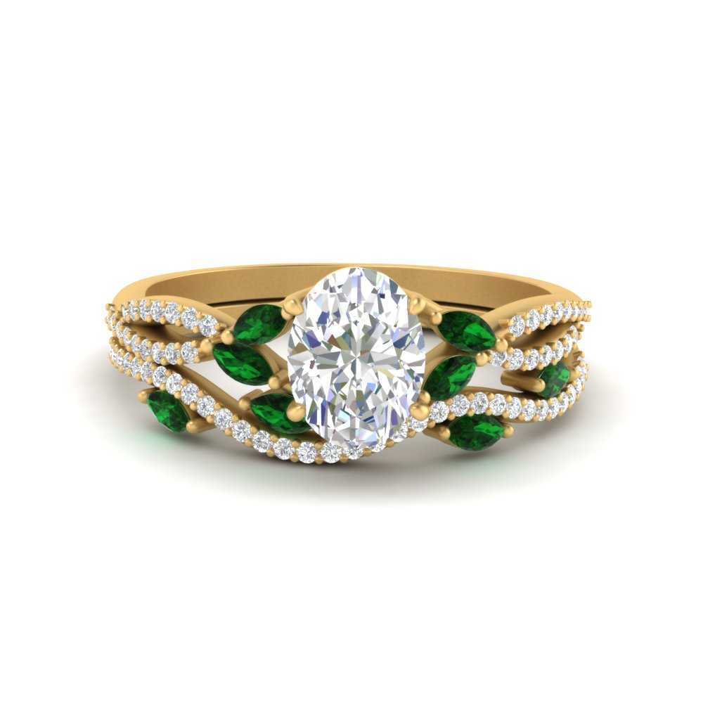oval-shaped-twisted-vine-luxury-emerald-bridal-ring-set-in-yellow-gold-FDENR3211OVGEMGRANGLE3-NL-YG