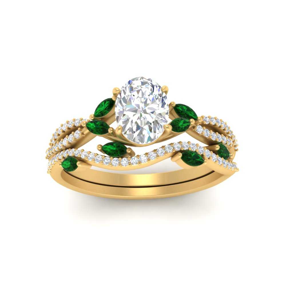 oval-shaped-twisted-vine-luxury-emerald-bridal-ring-set-in-yellow-gold-FDENR3211OVGEMGRANGLE3-NL-YG
