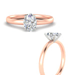 Load image into Gallery viewer, oval-shaped-two-tone-2-mm-comfort-fit-solitaire-ring-in-rose-gold-fdens11590ovrangle3-2.00mm-nl-rg?v=1758110114