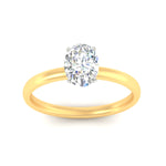 Load image into Gallery viewer, oval-shaped-two-tone-2-mm-comfort-fit-solitaire-ring-in-yellow-gold-fdens11590ovrangle5-2.00mm-nl-yg?v=1758110114