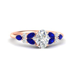Load image into Gallery viewer, oval-shaped-vintage-big-floral-sapphire-engagement-ring-in-rose-gold-fdenr11603ovgsablsleep-nl-rg.jpg?v=1766471318