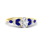Load image into Gallery viewer, oval-shaped-vintage-big-floral-sapphire-engagement-ring-in-yellow-gold-fdenr11603ovgsablsleep-nl-yg.jpg?v=1766471318