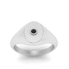 Load image into Gallery viewer, Oval Signet Diamond Ring