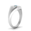 Load image into Gallery viewer, Oval Signet Diamond Ring