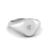 Load image into Gallery viewer, Oval Signet Diamond Ring
