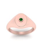 Load image into Gallery viewer, Oval Signet Diamond Ring
