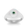 Load image into Gallery viewer, Oval Signet Diamond Ring