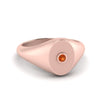 Load image into Gallery viewer, Oval Signet Diamond Ring