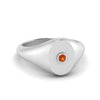 Load image into Gallery viewer, Oval Signet Diamond Ring