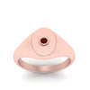 Load image into Gallery viewer, Oval Signet Diamond Ring