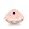 Load image into Gallery viewer, Oval Signet Diamond Ring