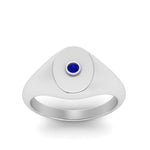 Load image into Gallery viewer, Oval Signet Diamond Ring
