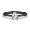 Load image into Gallery viewer, Tulip Solitaire Oval Ring