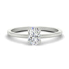 Load image into Gallery viewer, Tulip Solitaire Oval Ring