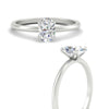 Load image into Gallery viewer, Tulip Solitaire Oval Ring