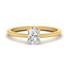 Load image into Gallery viewer, Tulip Solitaire Oval Ring