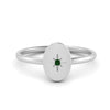 Load image into Gallery viewer, Oval Starburst Gold And Diamond Signet Ring