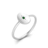 Load image into Gallery viewer, Oval Starburst Gold And Diamond Signet Ring