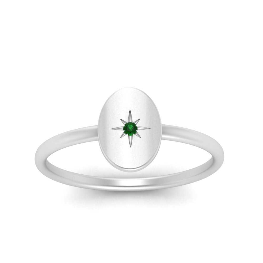 Oval Starburst Gold And Diamond Signet Ring