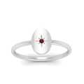 Thumbnail 44 - Oval Starburst Gold And Diamond Signet Ring