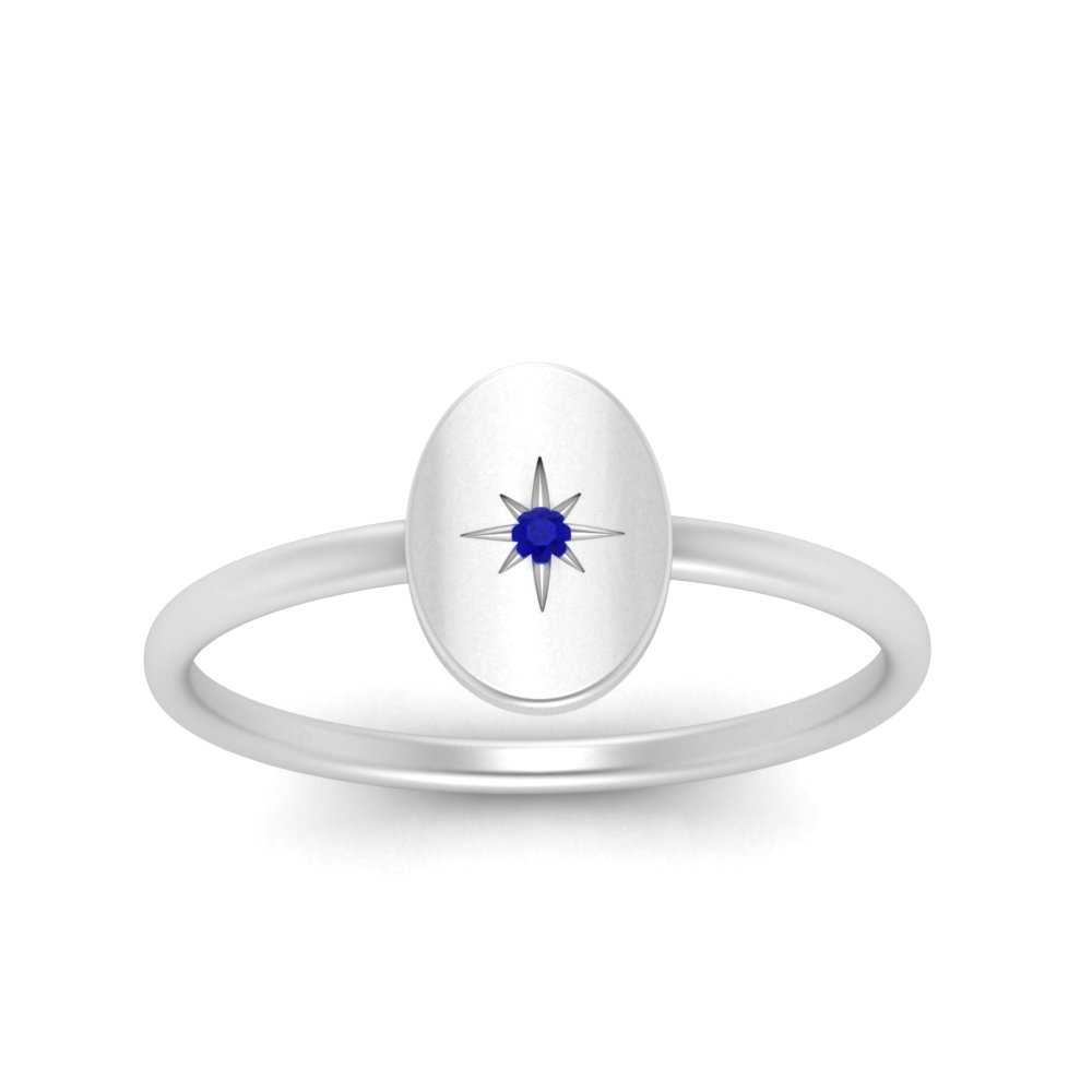 Oval Starburst Gold And Diamond Signet Ring