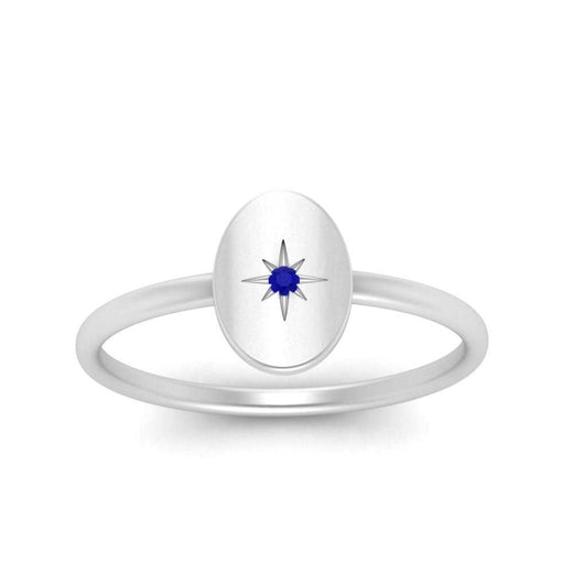Oval Starburst Gold And Diamond Signet Ring
