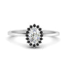 Load image into Gallery viewer, oval-sunflower-halo-black-diamond-engagement-ring-in-white-gold-FD9704OVRGBLACK-NL-wg