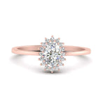 Load image into Gallery viewer, oval-sunflower-halo-diamond-engagement-ring-in-rose-gold-FD9704OVR-NL-RG

