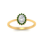 Load image into Gallery viewer, oval-sunflower-halo-emerald-engagement-ring-in-yellow-gold-FD9704OVRGEMGR-NL-YG
