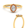 Load image into Gallery viewer, oval-sunflower-halo-orange-sapphire-engagement-ring-in-yellow-gold-FD9704OVRGSAOR-NL-YG